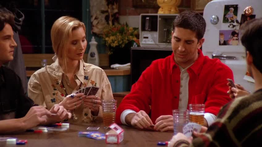 老友记/六人行/Friends 第一季 第十八集 S01E18 The One with All the Poker / 玩扑克