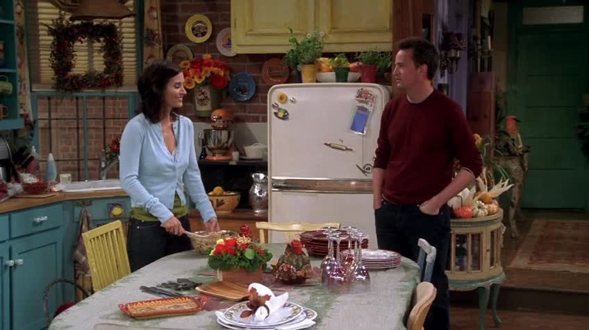 老友记/六人行/Friends 第十季 第八集 S10E08 The One with the Late Thanksgiving / 迟到的感恩节