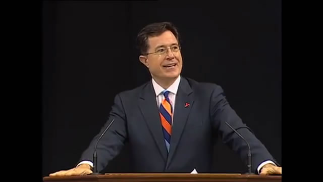 Stephen Colbert Salutes U.Va.'s Class of 2013/斯蒂芬·科尔伯特弗吉尼亚大学2013届毕业典礼演讲